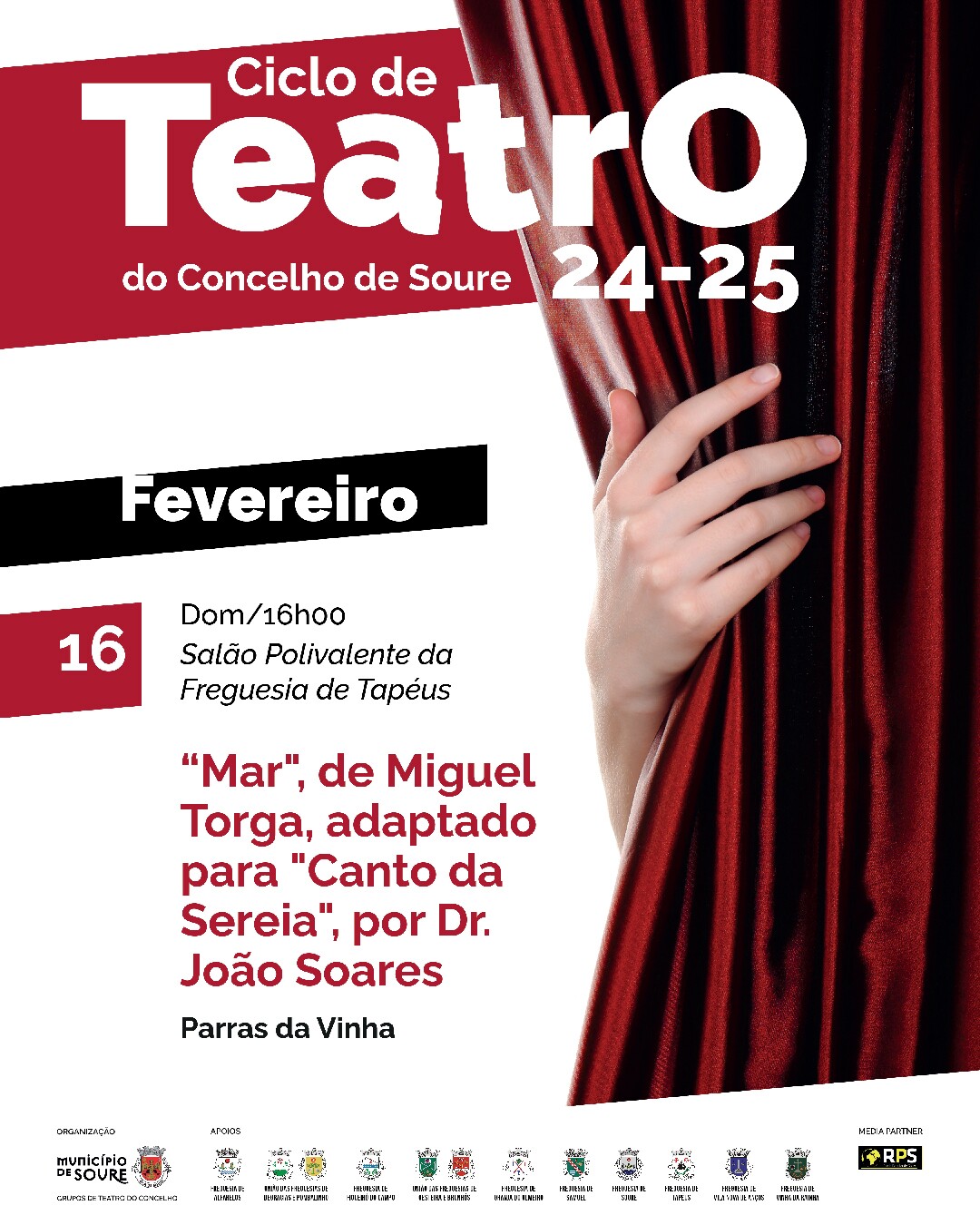Ciclo de Teatro 24-25 – Freguesia de Tapéus